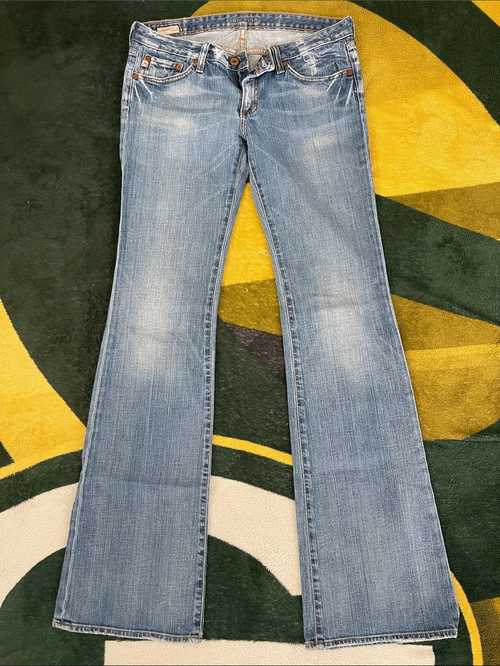 Big Star Light Blue Flare Jeans for Women xl length - Picture 4 of 6